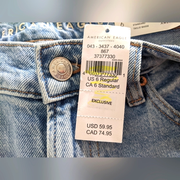 NWT American Eagle jeans size 6 - Picture 5 of 8